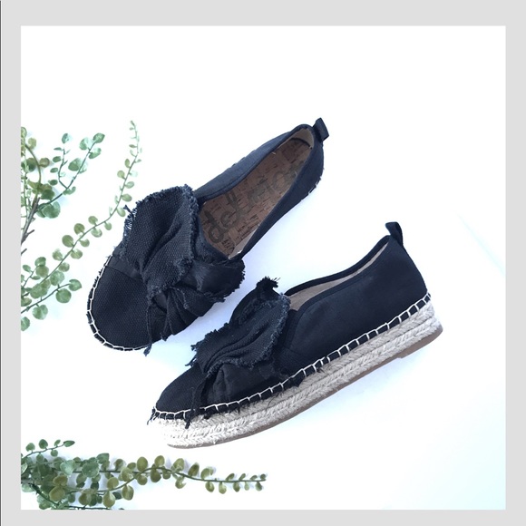 Sam Edelman Shoes - Sam Edelman Cabrera espadrille loafers black bow